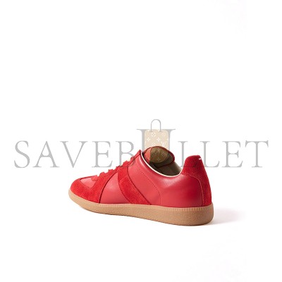 MAISON MARGIELA REPLICA LEATHER AND SUEDE SNEAKERS S57WS0236P1895